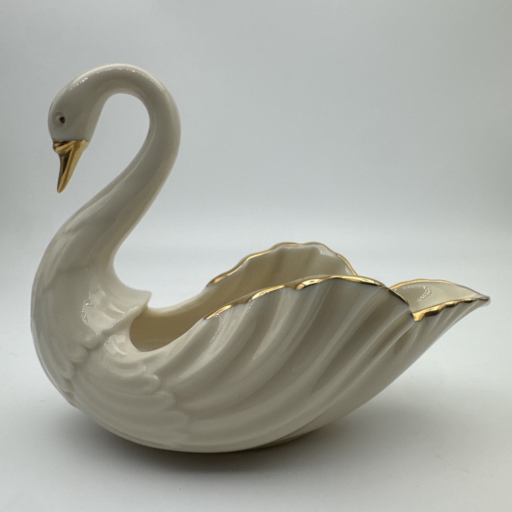 Vintage LENOX 24k Swan Made in the USA